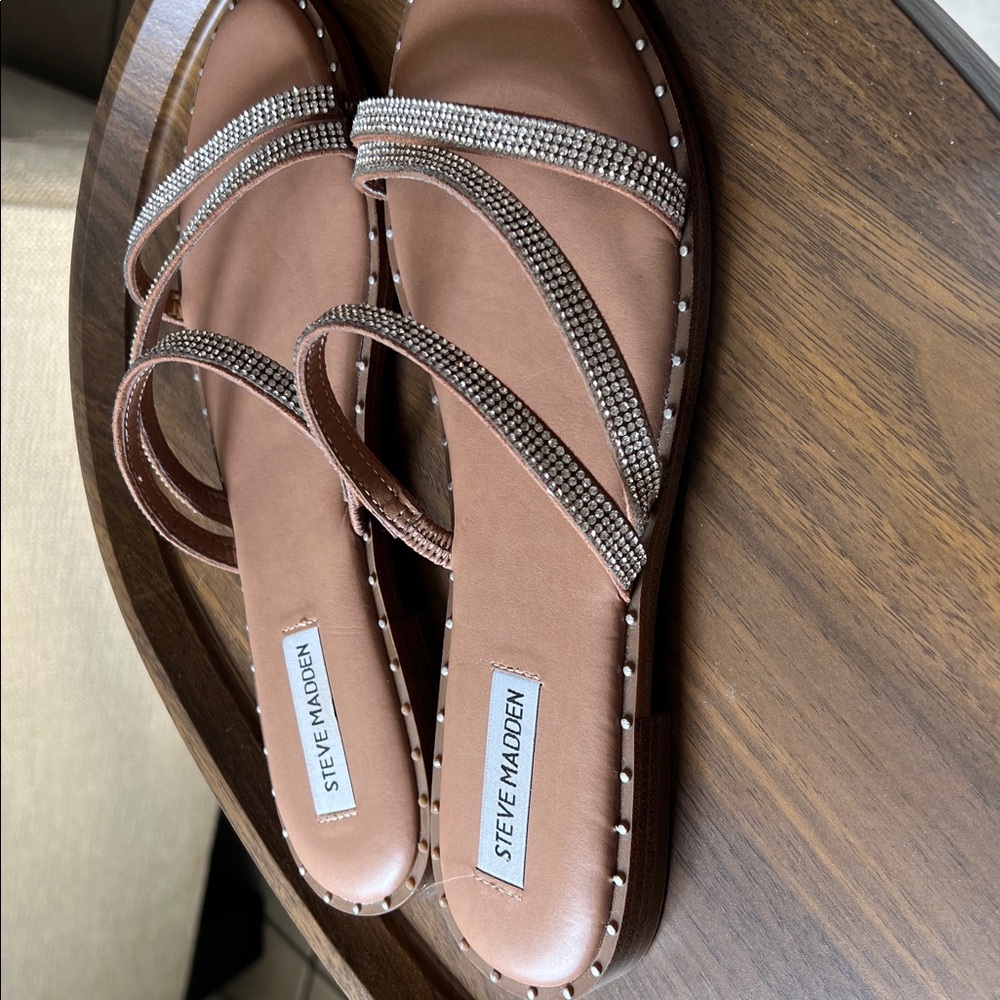 Steve Madden Rhinestone Sandals - Picture 7 of 7